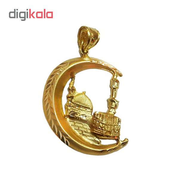 آویز گردنبند طلا 18 عیار زنانه گالری گیرا طرح خانه خدا
