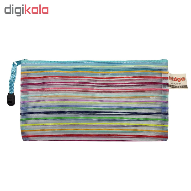 عکس شماره 4 : جامدادی میدگو طرح راه راه کد 110655