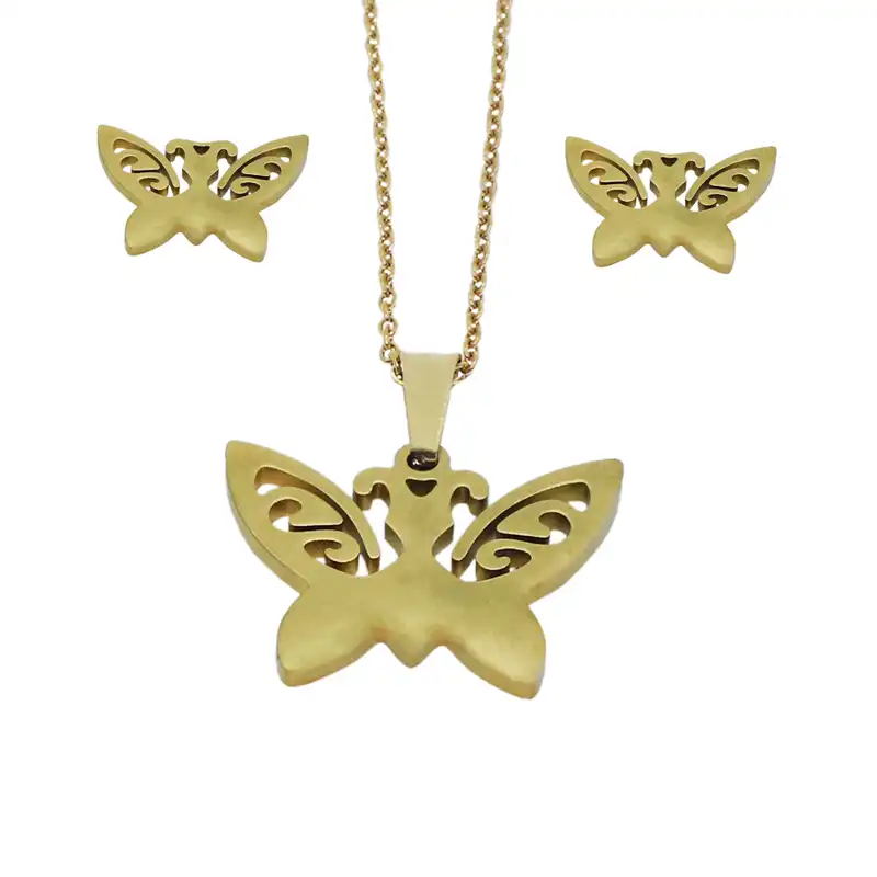 نیم ست زنانه طرح پروانه کد rk4435