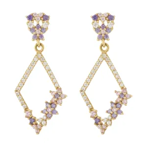 گوشواره طلا 18 عیار زنانه مدل TA184