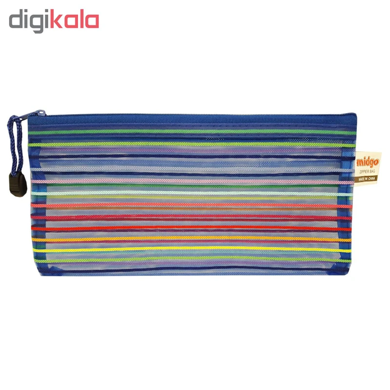 عکس شماره 5 : جامدادی میدگو طرح راه راه کد 110655