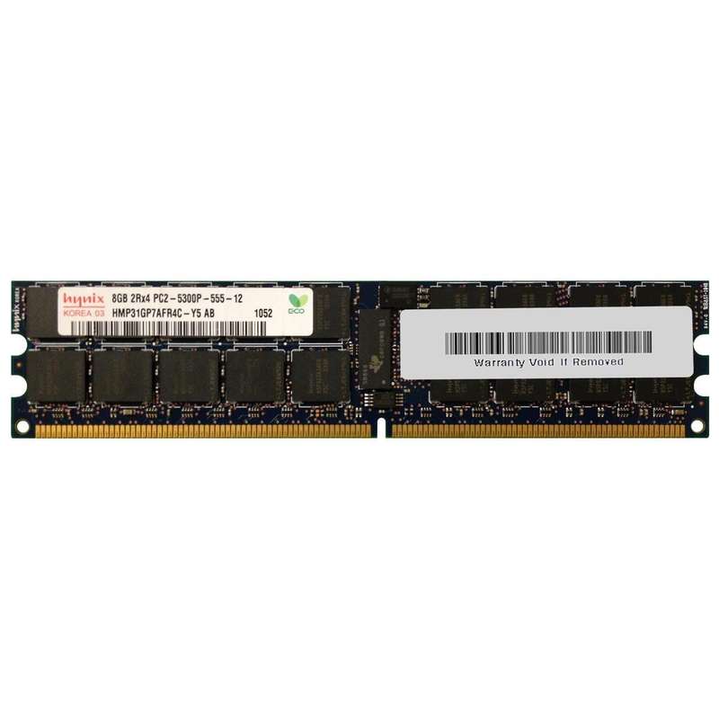 رم سرور DDR2 تک کاناله 667 مگاهرتز CL5 هاینیکس مدل HMP31GP7AFR4C-Y5 ظرفیت 8 گیگابایت