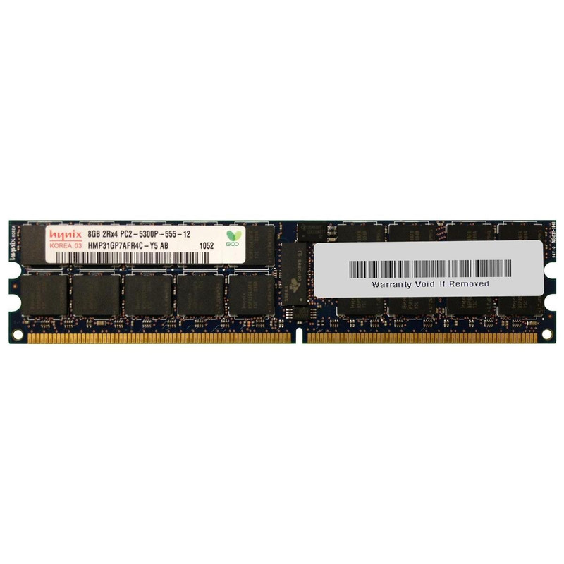 رم سرور DDR2 تک کاناله 667 مگاهرتز CL5 هاینیکس مدل HMP31GP7AFR4C-Y5 ظرفیت 8 گیگابایت
