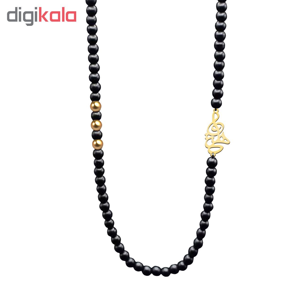 گردنبند نقره زنانه ترمه 1 طرح هستی مدل A119 - - 2