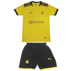 ست پیراهن و شورت ورزشی پسرانه طرح دورتموند مدل 2020-Dortmund