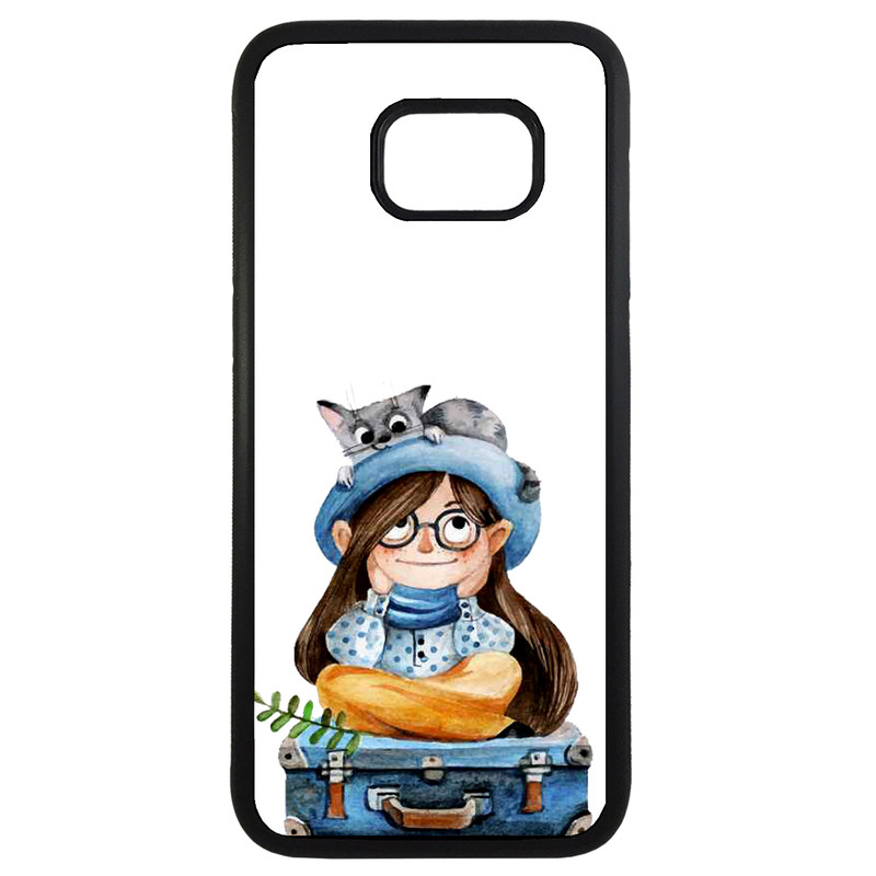 کاور طرح دخترانه کد 11054094037 مناسب برای گوشی موبایل سامسونگ galaxy s7 edge