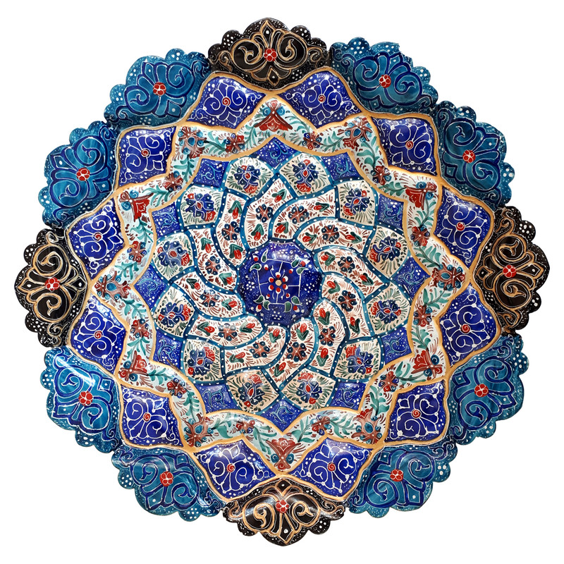 بشقاب میناکاری کد 7168
