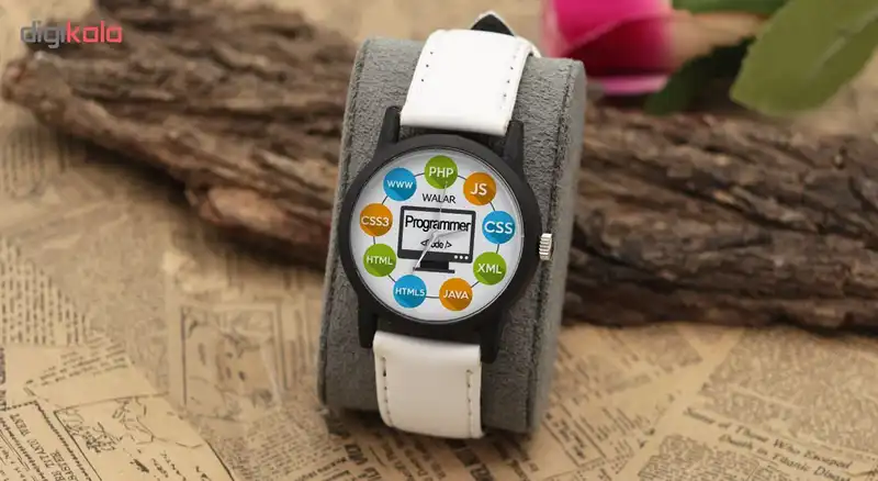 ساعت مچی عقربه ای والار طرح برنامه نویس مدل LF1405