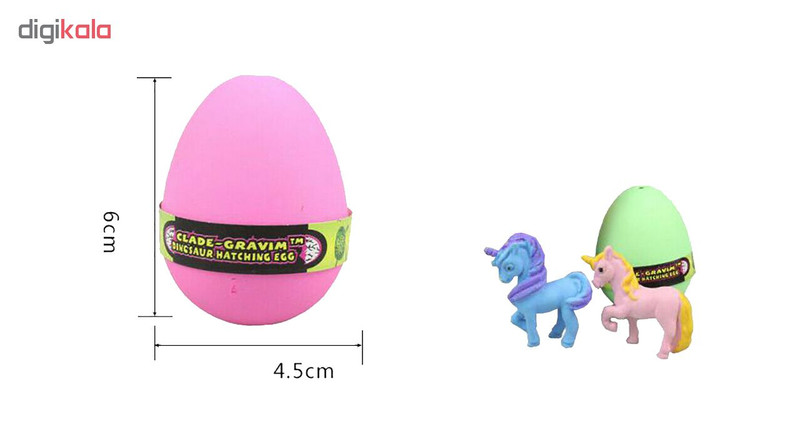 تخم جادویی دنیای سرگرمی های کمیاب طرح اسب پونی بزرگ شونده مدل DSK850