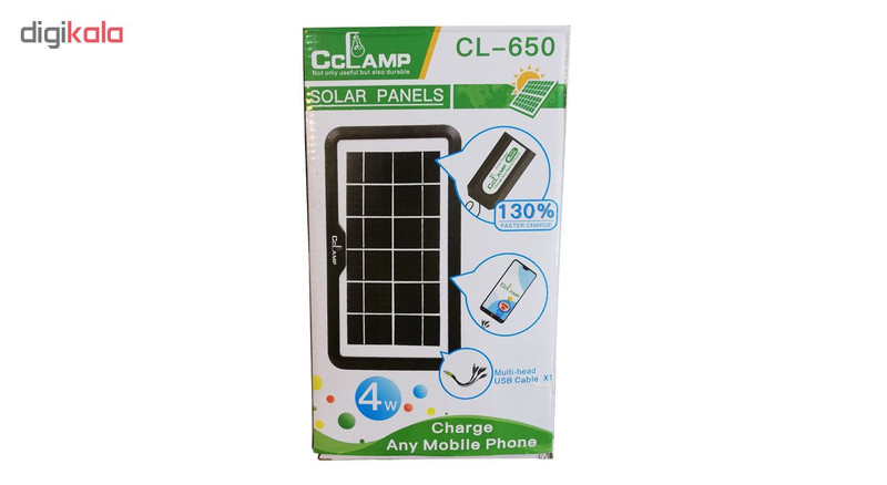 شارژر خورشیدی سی سی لمپ مدل CL-650