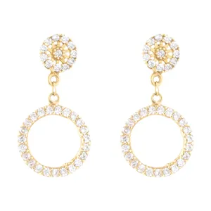 گوشواره طلا 18 عیار زنانه مدل TA211