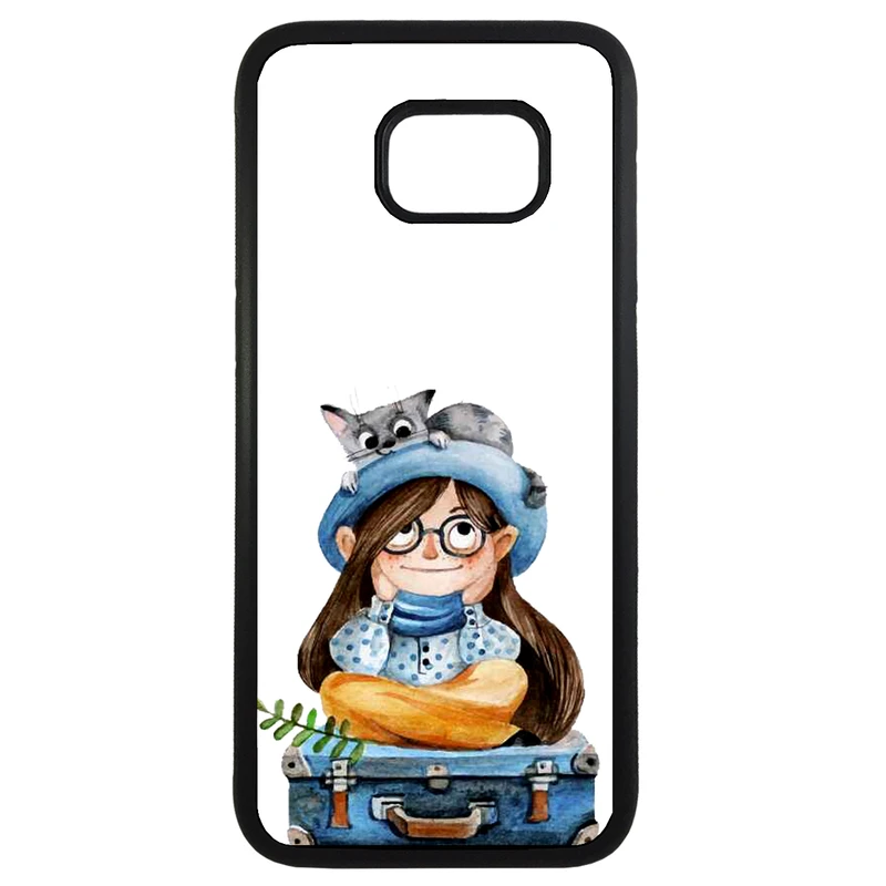 کاور طرح دخترانه کد 11054094059 مناسب برای گوشی موبایل سامسونگ galaxy s6 edge plus