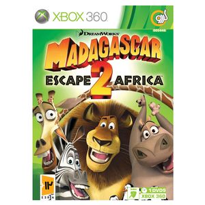 بازی Madagascar Escape Africa 2 مخصوص Xbox 360 نشر گردو
