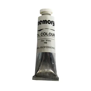 رنگ روغن مموری مدل Zinc White 102 حجم 50 میلی لیتر