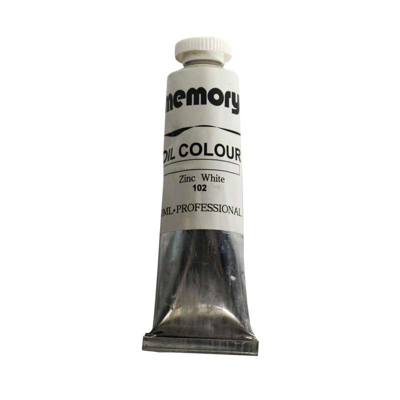 رنگ روغن مموری مدل Zinc White 102 حجم 50 میلی لیتر