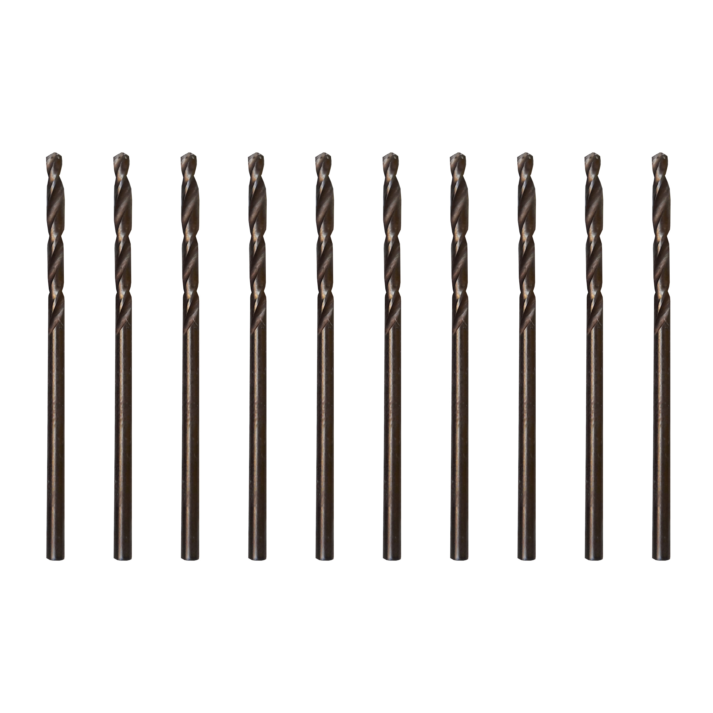 مجموعه 10 عددی مته فلز ولف مدل DIN-2.5 سایز 2.5 میلی متر