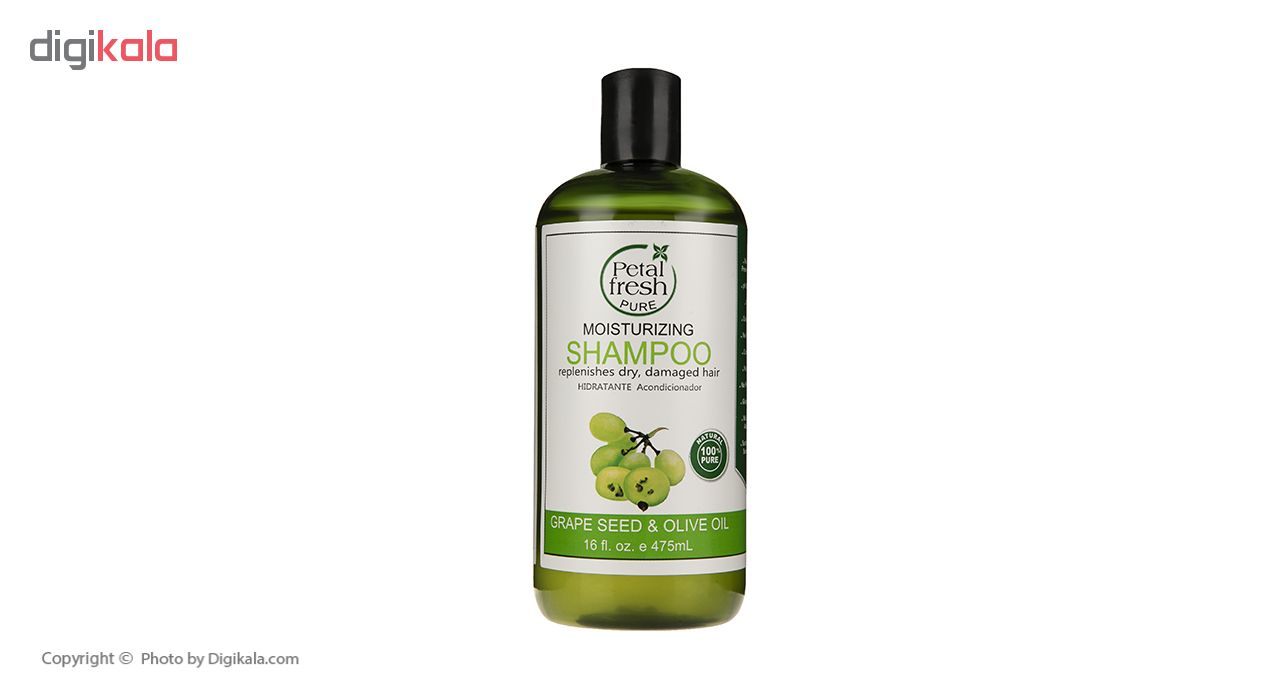 شامپو مو پتال فرش مدل Grape Seed & Olive حجم 475 میلی‌ لیتر