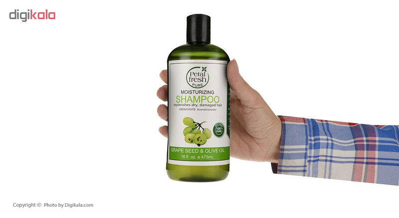 شامپو مو پتال فرش مدل Grape Seed & Olive حجم 475 میلی لیتر شامپو مو پتال فرش مدل Grape Seed & Olive حجم 475 میلی لیتر