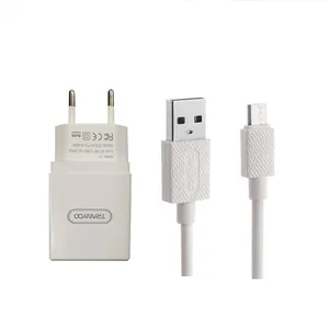 شارژر دیواری ترانیو مدل v11 به همراه کابل تبدیل microUSB