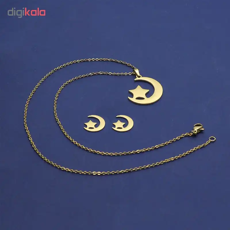 نیم ست زنانه شیک کده طرح ماه کد fw1231