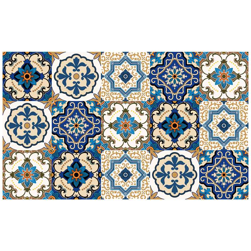 استیکر کاشی مدل آبتین مجموعه 15 عددی