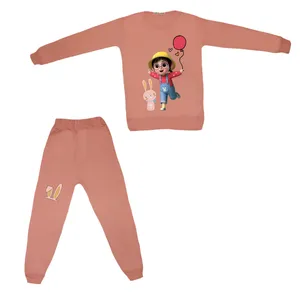 ست تی شرت و شلوار دخترانه مدل بادکنک