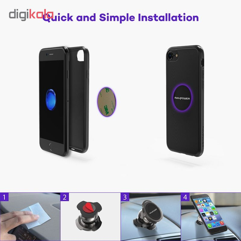 پایه نگهدارنده گوشی موبایل راوپاور مدل SH003