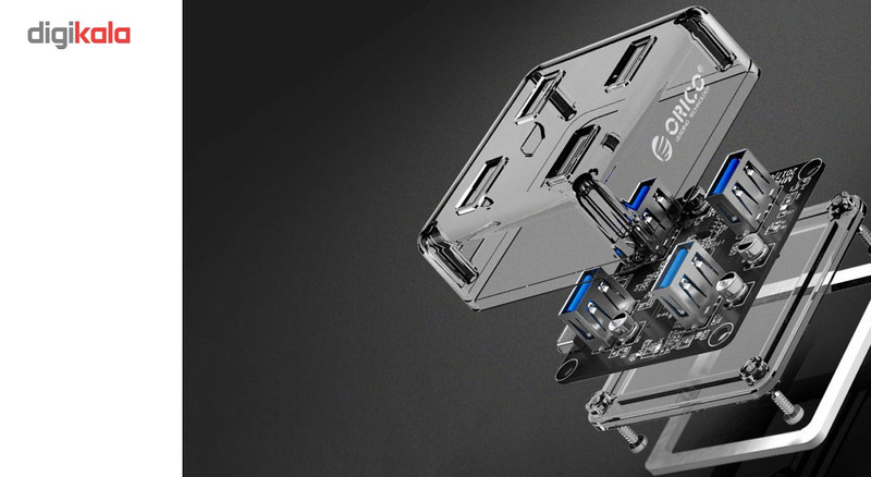 هاب USB 3.0 چهار پورت اوریکو مدل MH4U-U3-10