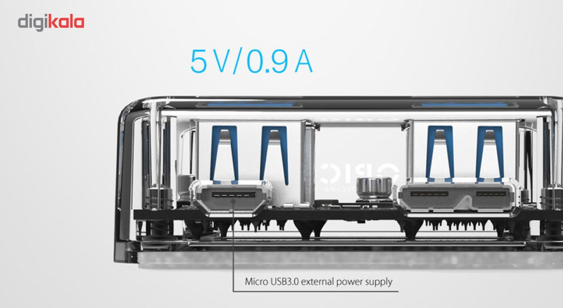 هاب USB 3.0 چهار پورت اوریکو مدل MH4U-U3-10