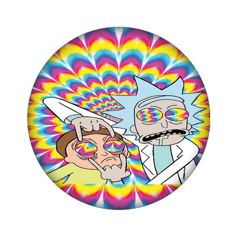 استیکر تزئینی موبایل مدل ریک و مورتی کد 3191