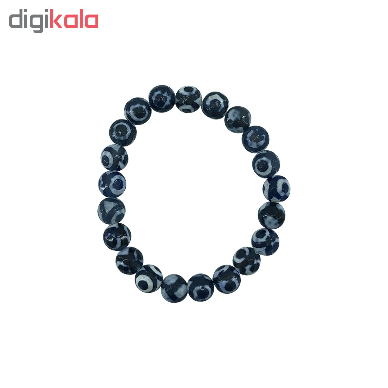 دستبند زنانه گالری عزیزی طرح چشم نظر مدل 98047