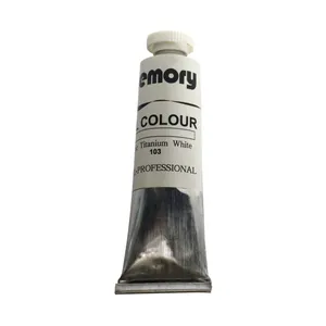 رنگ روغن مموری مدل Zinc Titanium White 103 حجم 50 میلی لیتر