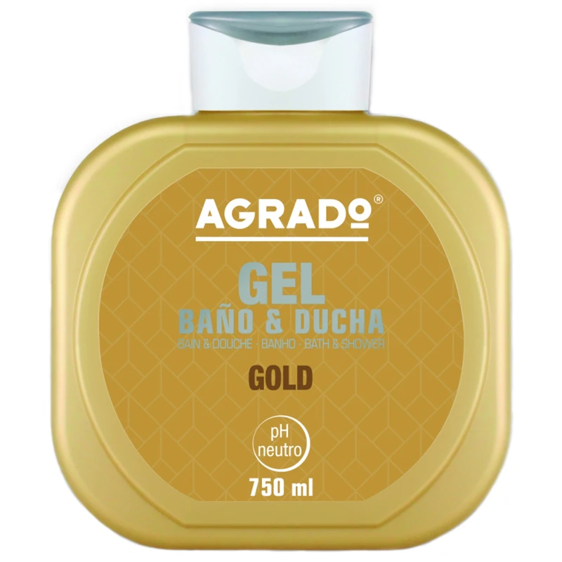 شامپو بدن آگرادو مدل Gold حجم 750 میلی لیتر