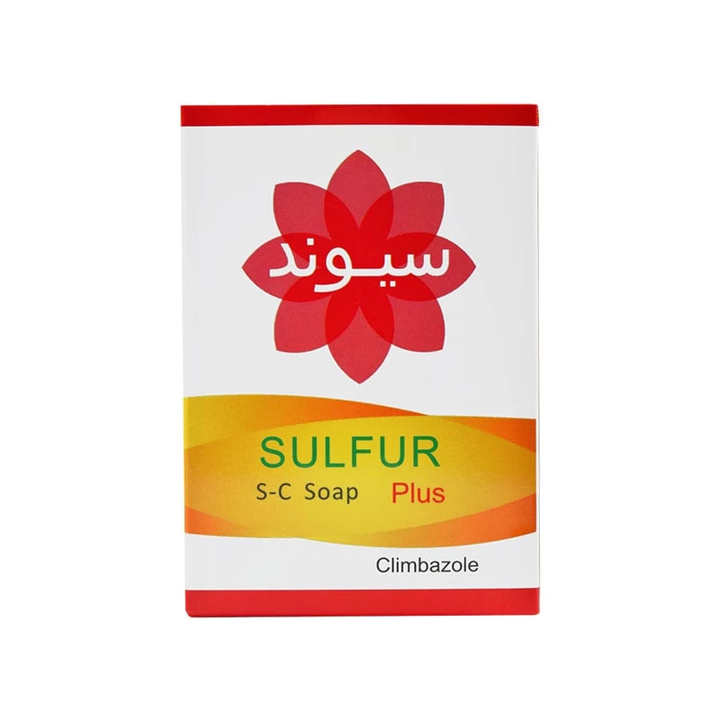 صابون ضد باکتری سیوند سری sulfur مدل climbazole وزن ۹۰ گرم