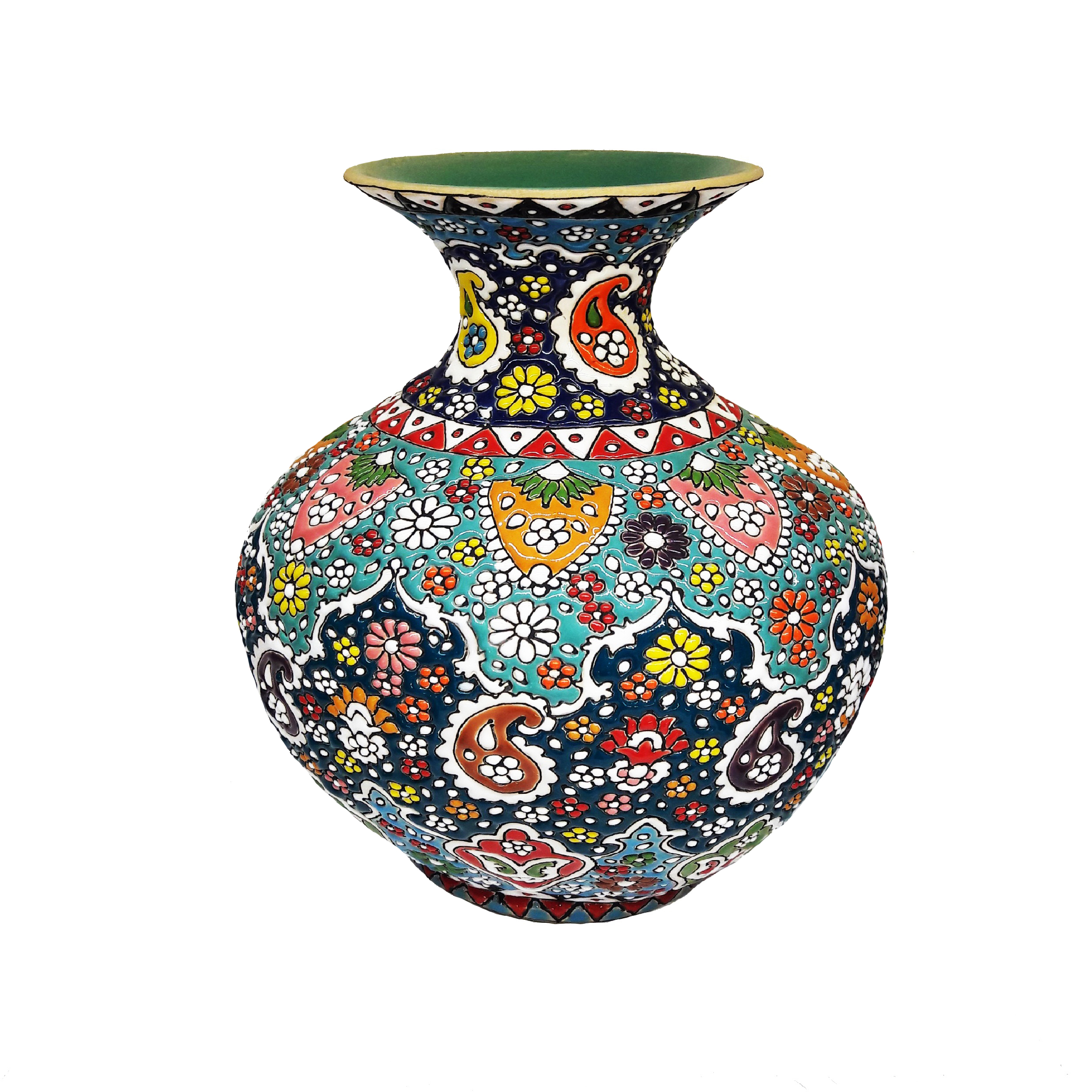 Earthen Enamel vase, code G4