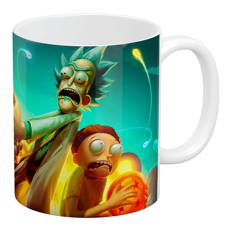 ماگ آبنبات رنگی طرح Rick and Morty کد AR1079