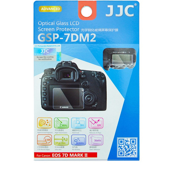 محافظ صفحه نمایش دوربین جی جی سی مدل GSP-7DMII مناسب برای دوربین کنون 7DII مجموعه 3 عددی