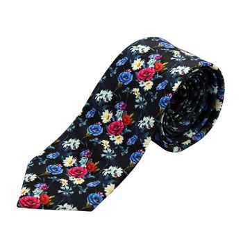کراوات مردانه طرح گل کد 02