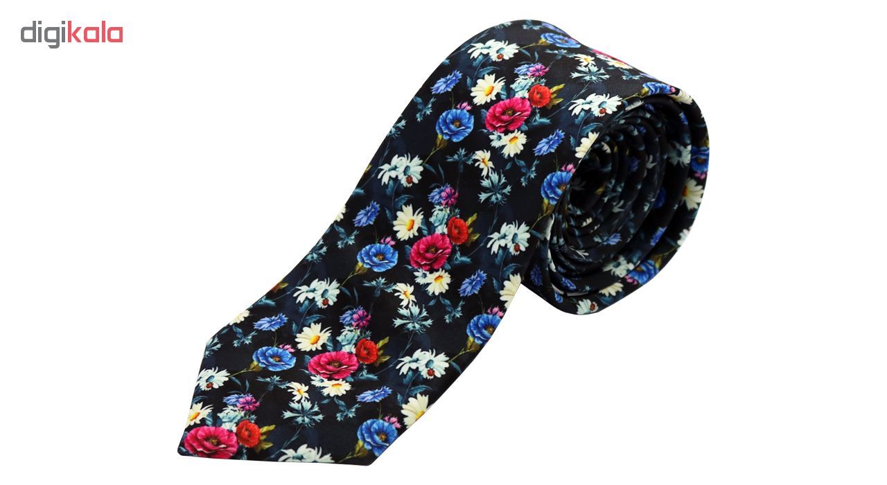 کراوات مردانه طرح گل کد 02 -  - 2