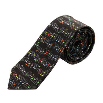 کراوات مردانه طرح نت موسیقی