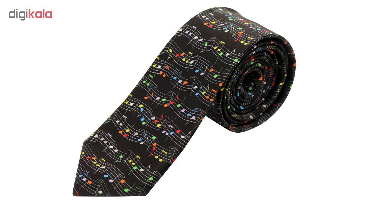کراوات مردانه طرح نت موسیقی -  - 2