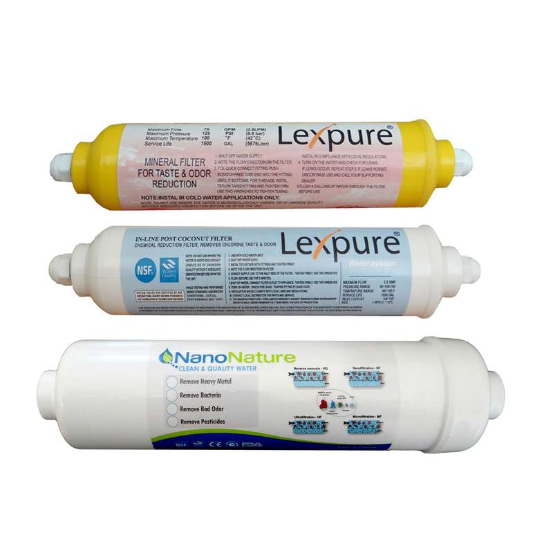 فیلتر دستگاه تصفیه کننده آب مدل LX-F460 مجموعه 3 عددی فیلتر دستگاه تصفیه کننده آب مدل LX-F460 مجموعه 3 عددی
