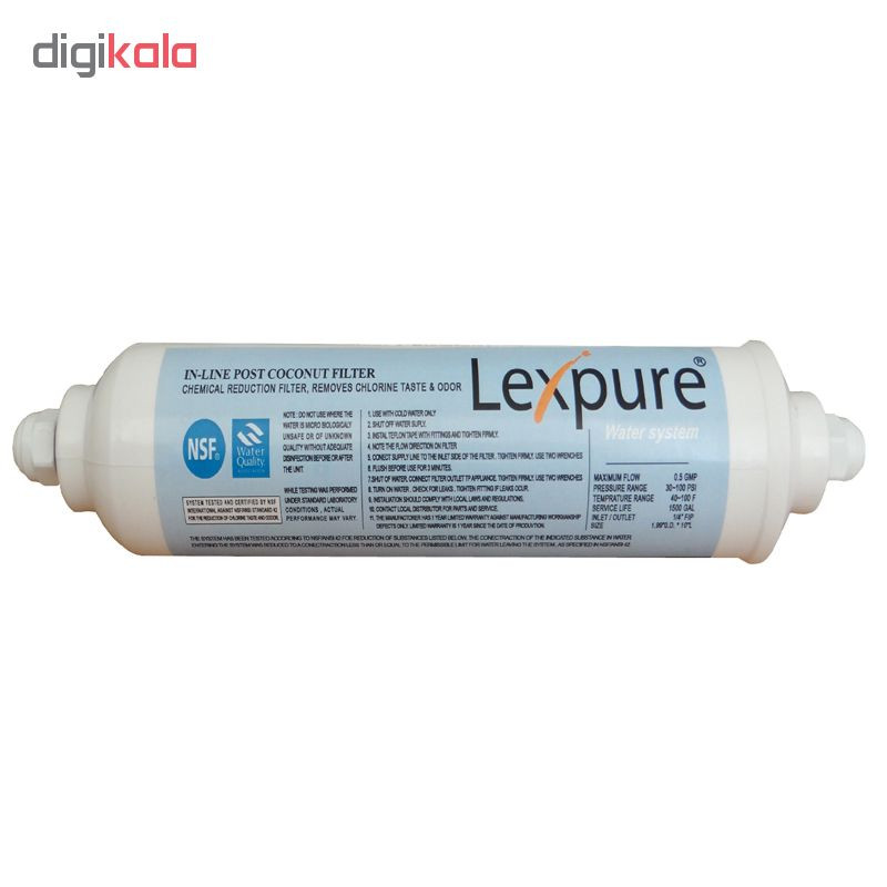 فیلتر دستگاه تصفیه کننده آب مدل LX-F500 مجموعه 4 عددی فیلتر دستگاه تصفیه کننده آب مدل LX-F500 مجموعه 4 عددی