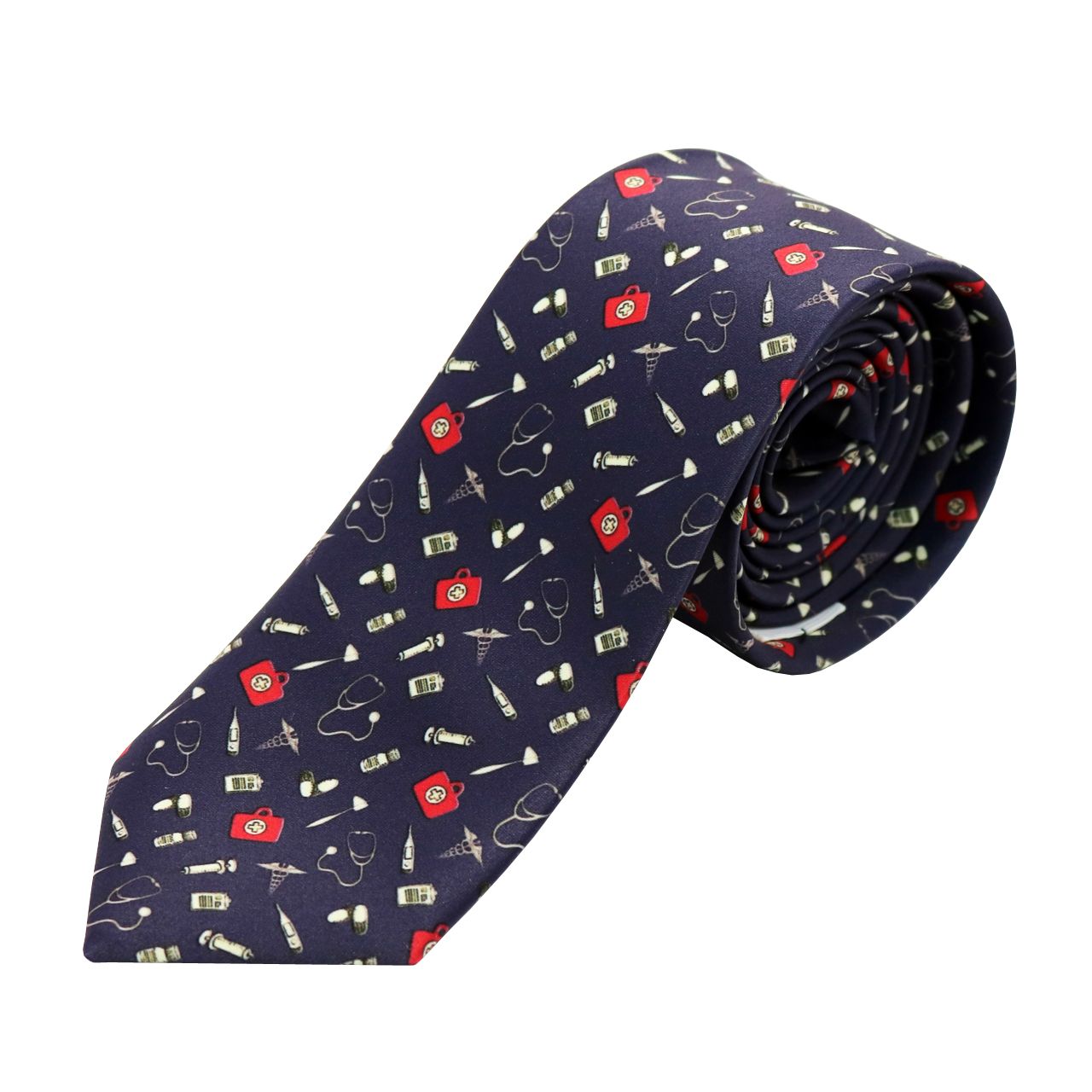 کراوات مردانه طرح پزشکی کد 03 -  - 1