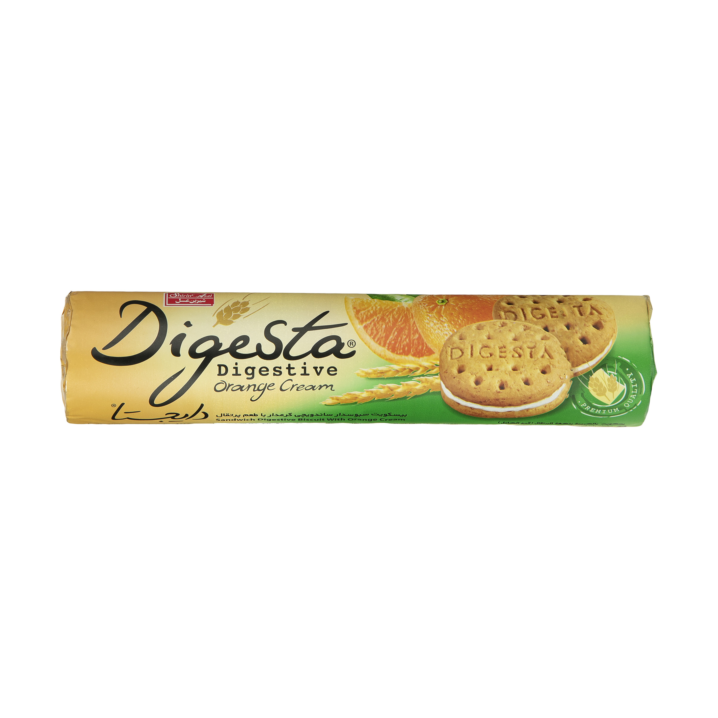 دایجستیو پرتقالی شیرین عسل وزن 125 گرم