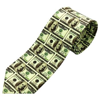 کراوات مردانه طرح دلار کد 06