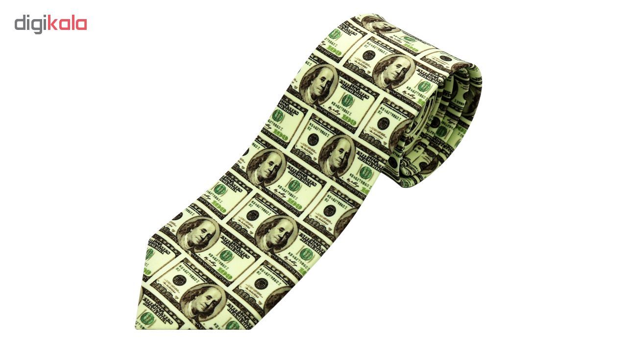کراوات مردانه طرح دلار کد 06 -  - 2