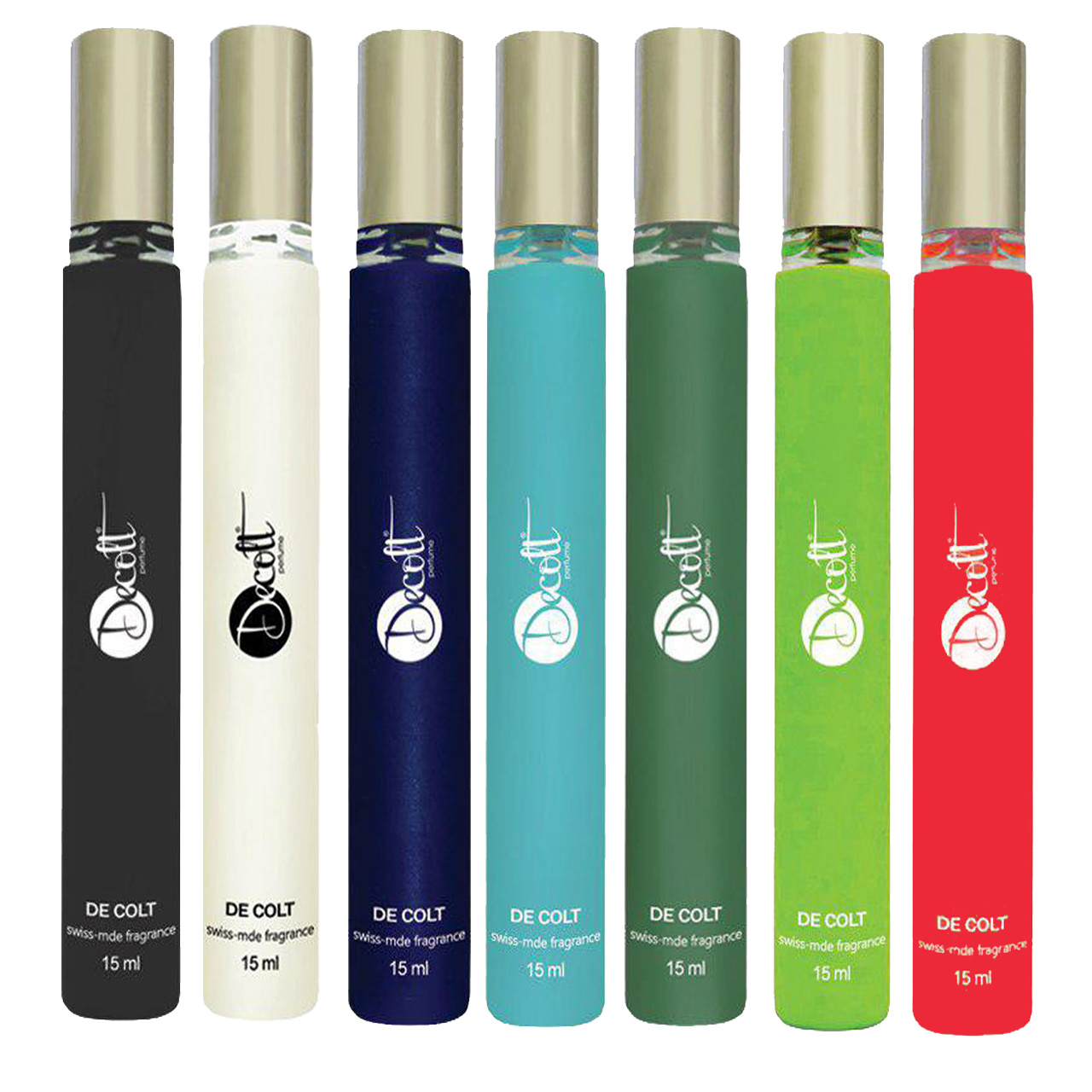 عطر جیبی دکلت مدل 167 حجم 15 میلی لیتر مجموعه 7 عددی
