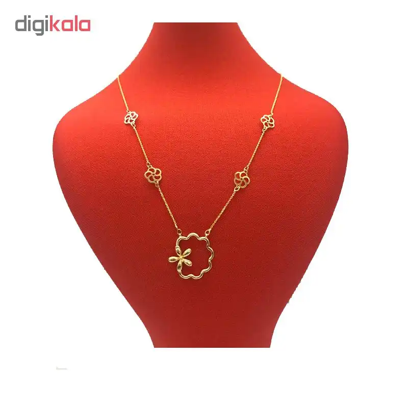 گردنبند طلا 18 عیار زنانه کد 138