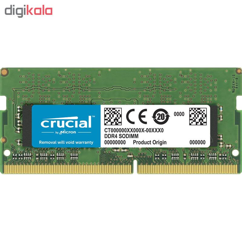 رم لپ تاپ DDR4 تک کاناله 2666 مگاهرتز CL19 کروشیال مدل CB16QV2666 ظرفیت 16 گیگابایت